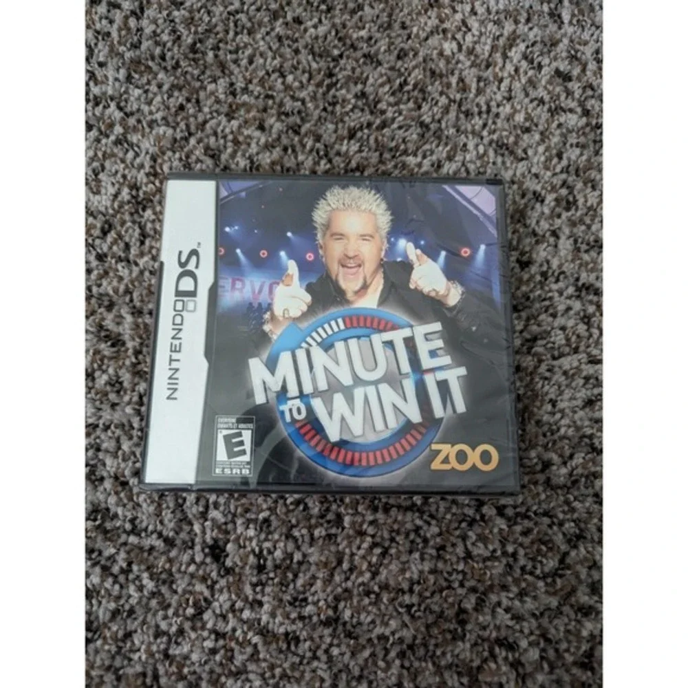 Minute to Win It Nintendo DS 2010 Factory Sealed Guy Fieri Videogame‎ NEW